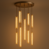 Audubon Crystal Round Chandelier 24"